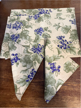 Cost Plus World Market Grapevine Placemats & Napkins Set 2 Placemats 2 Napkins 1